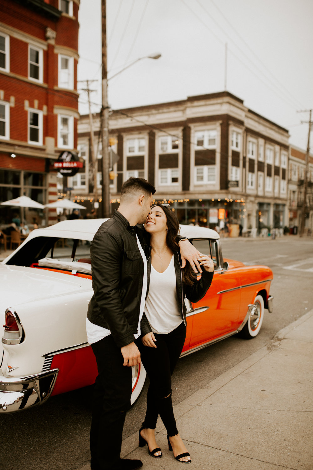Little Italy Engagement Session | Mariah Lillian Photography