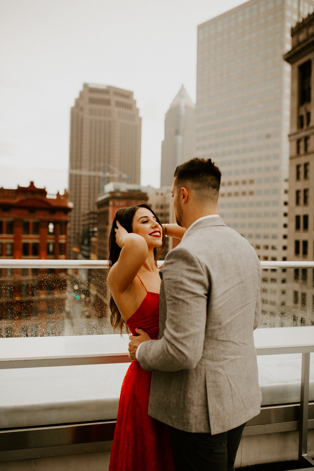 The Metropolitan at the 9 | Engagement Photos | Ohio Wedding Photographer