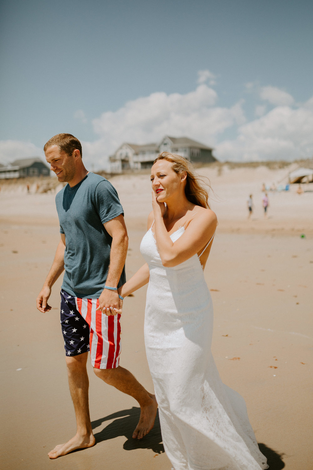 morning after session | married couple on the beach 